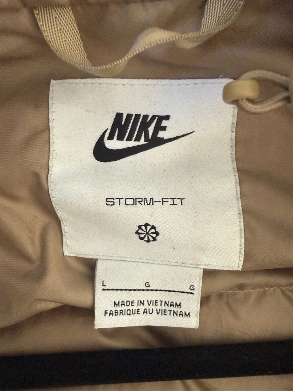 Nike Men Storm-FIT PrimaLoft Hooded Windrunner Puffer Jacket Khaki L